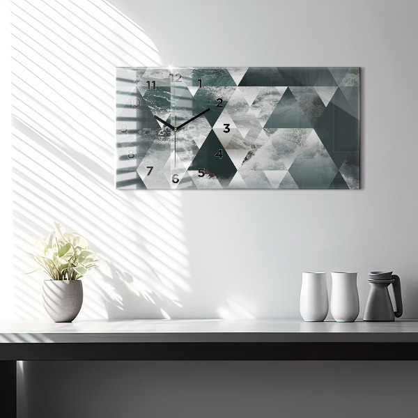 Horizontale Uhr Meereswellen abstrakt