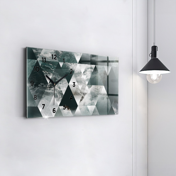 Horizontale Uhr Meereswellen abstrakt