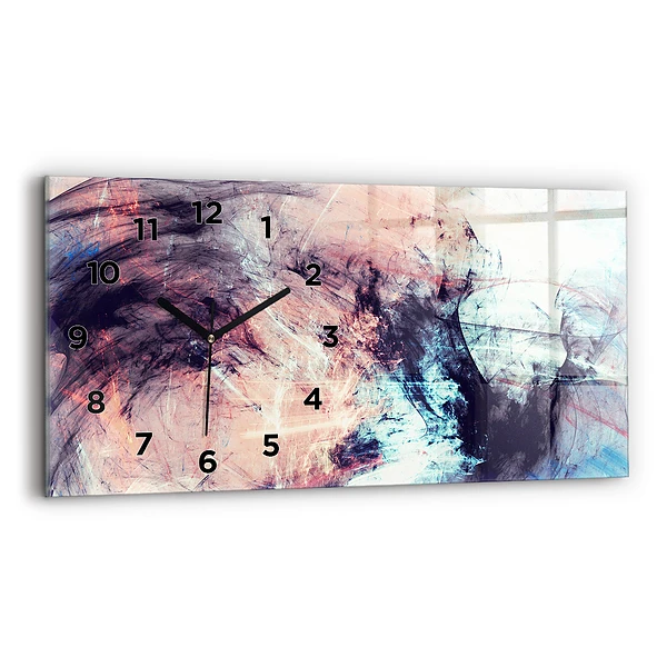 Horizontale Uhr Abstraktes Bild