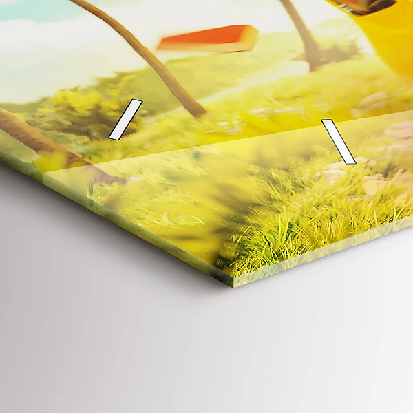 Horizontale Uhr mit motiv Auto mit Surfbrett
