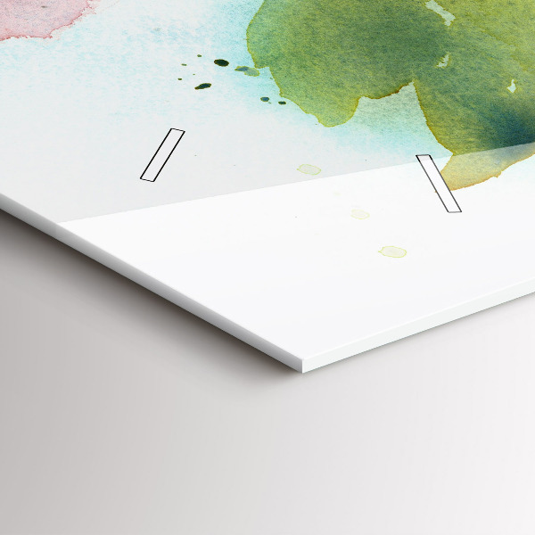 Horizontale Uhr Rosen in einer Vase Aquarell