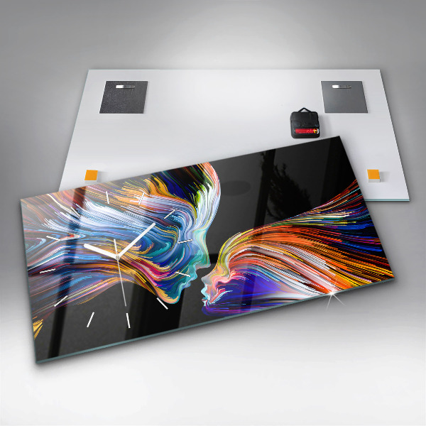 Horizontale Uhr mit motiv Emotionale Kunst