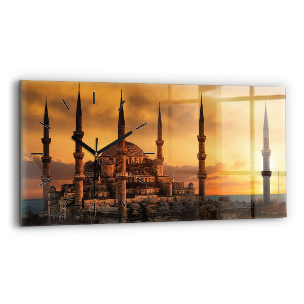 Horizontale Uhr mit motiv Istanbuler Moschee