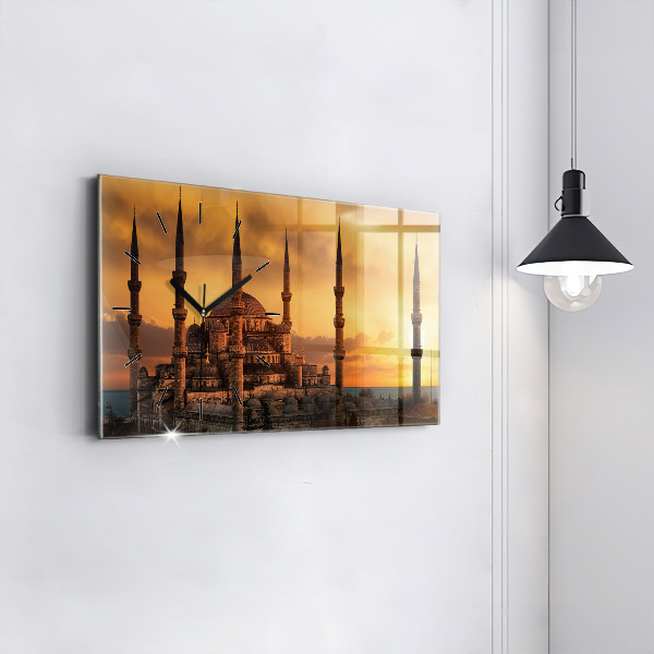 Horizontale Uhr mit motiv Istanbuler Moschee