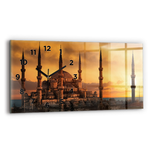 Horizontale Uhr mit motiv Istanbuler Moschee