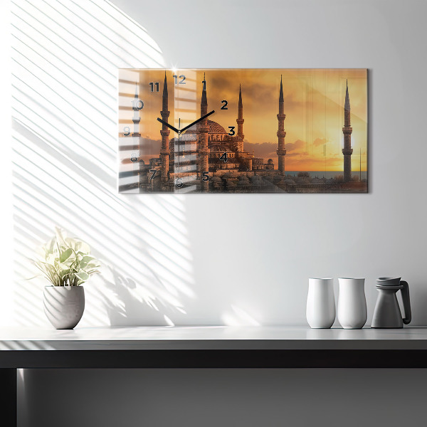 Horizontale Uhr mit motiv Istanbuler Moschee