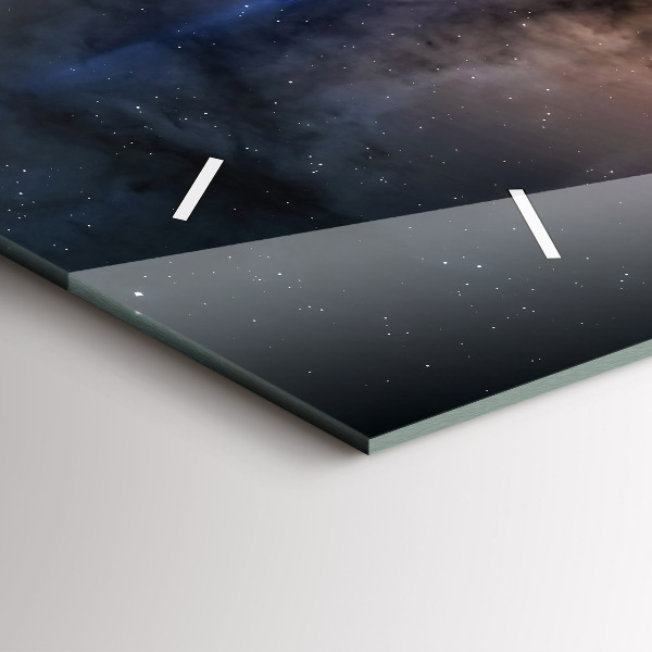 Horizontale Uhr mit motiv Astronaut im Weltraum