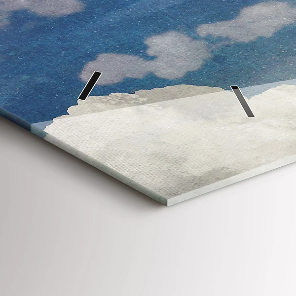 Horizontale Uhr mit motiv Mädchen auf dem Mond