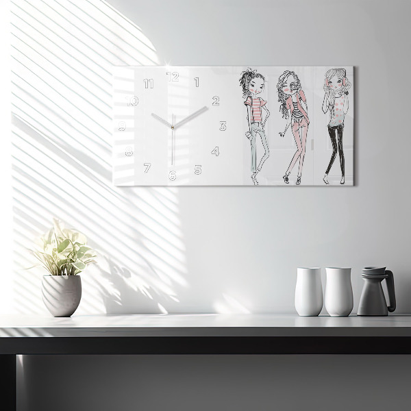 Horizontale Uhr mit motiv Frauenmode