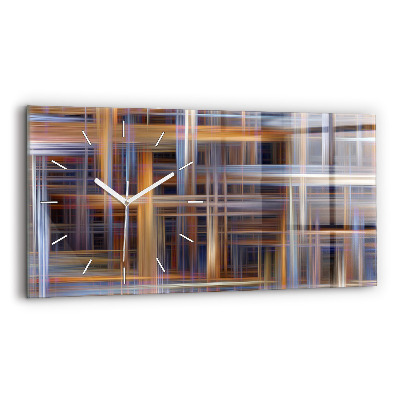 Horizontale Uhr mit motiv Geometrische Abstraktion