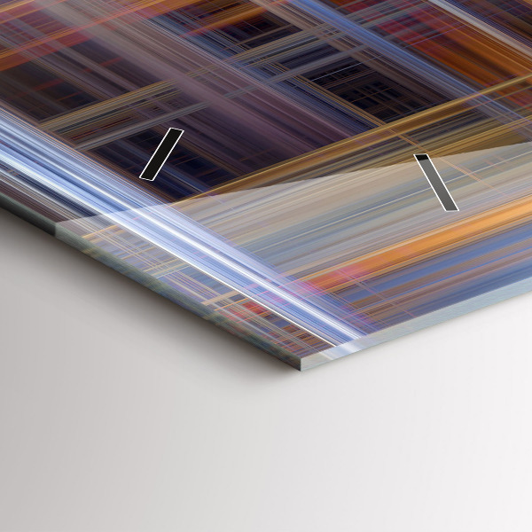 Horizontale Uhr mit motiv Geometrische Abstraktion