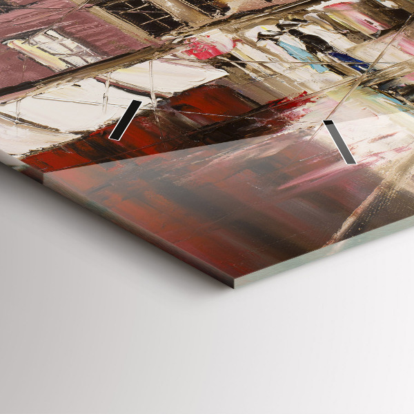 Horizontale Uhr Stadt Paris