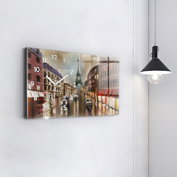 Horizontale Uhr Stadt Paris