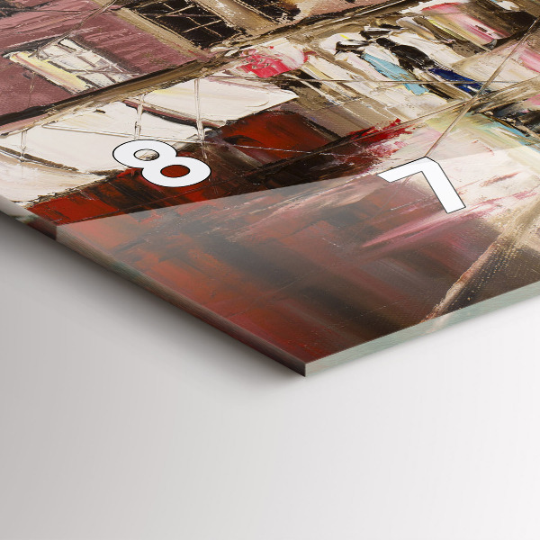 Horizontale Uhr Stadt Paris