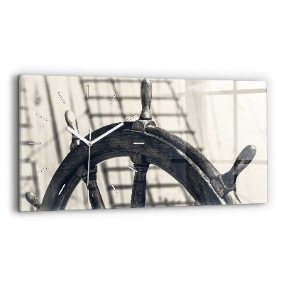 Horizontale Uhr mit motiv Antikes Schiff