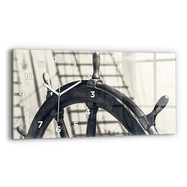 Horizontale Uhr mit motiv Antikes Schiff