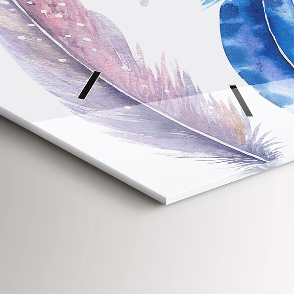 Horizontale Uhr mit motiv Retro Art Illustration