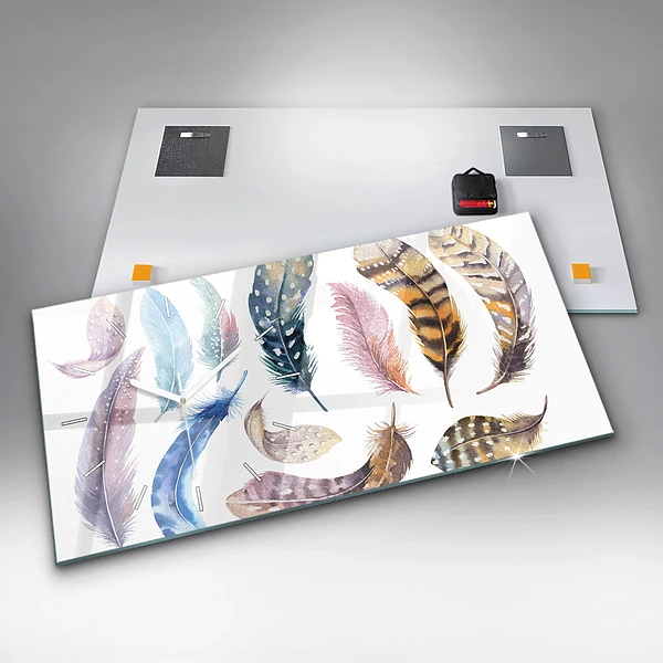 Horizontale Uhr mit motiv Retro Art Illustration