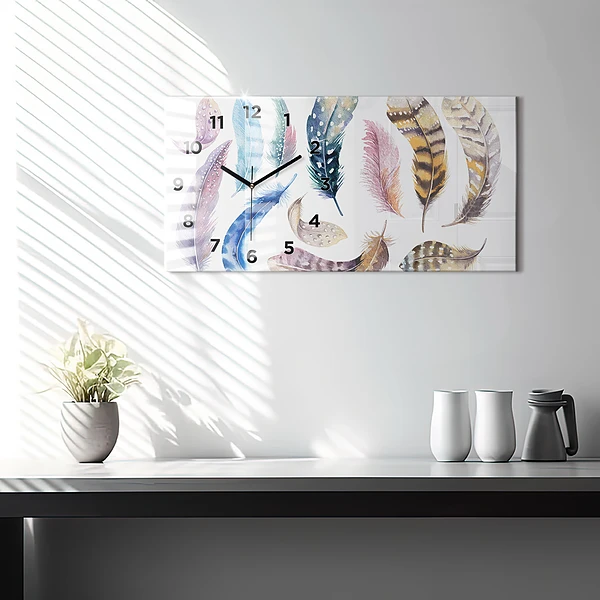 Horizontale Uhr mit motiv Retro Art Illustration
