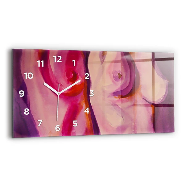 Horizontale Uhr mit motiv Malerei Frauen