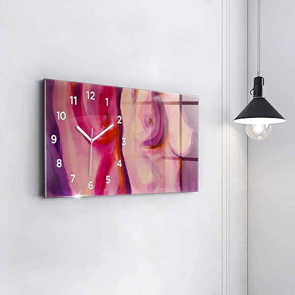 Horizontale Uhr mit motiv Malerei Frauen