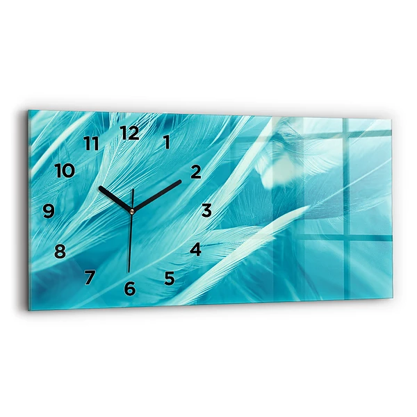 Horizontale Uhr mit motiv Grüner türkisfarbener Jahrgang