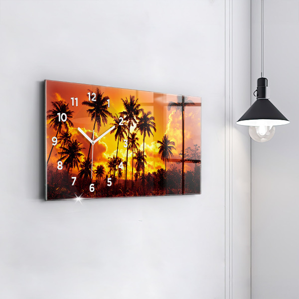 Horizontale Uhr Thailand Strand Klong Prao