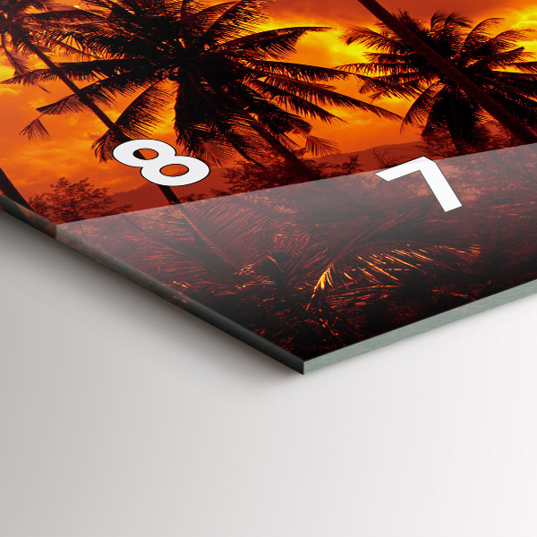 Horizontale Uhr Thailand Strand Klong Prao