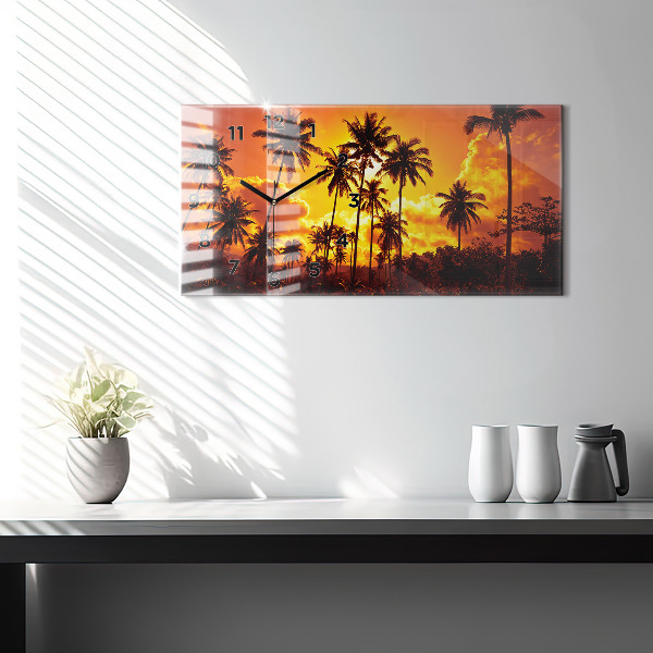 Horizontale Uhr Thailand Strand Klong Prao