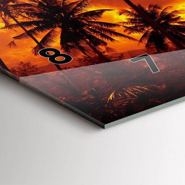 Horizontale Uhr Thailand Strand Klong Prao