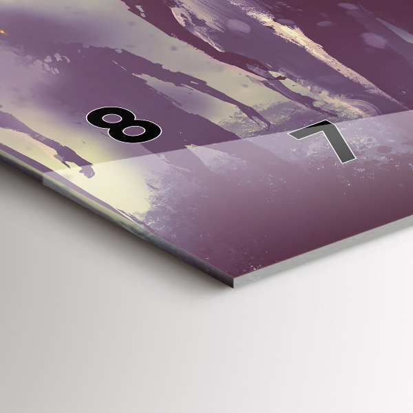 Horizontale Uhr mit motiv Zombie bei Nacht - Halloween