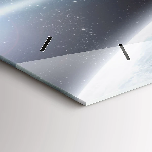 Horizontale Uhr mit motiv Kosmos Planeten