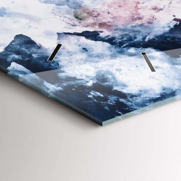 Horizontale Uhr Abstrakte Bergketten