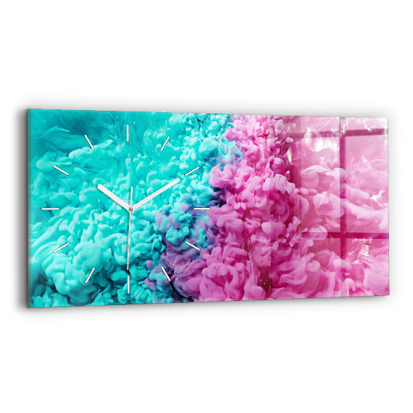 Horizontale Uhr mit motiv Moderne Kunst - Flecken
