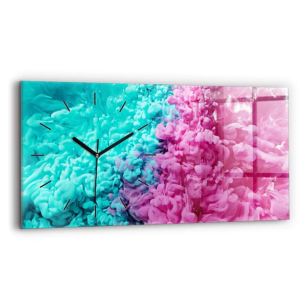 Horizontale Uhr mit motiv Moderne Kunst - Flecken