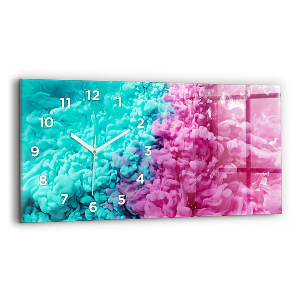 Horizontale Uhr mit motiv Moderne Kunst - Flecken