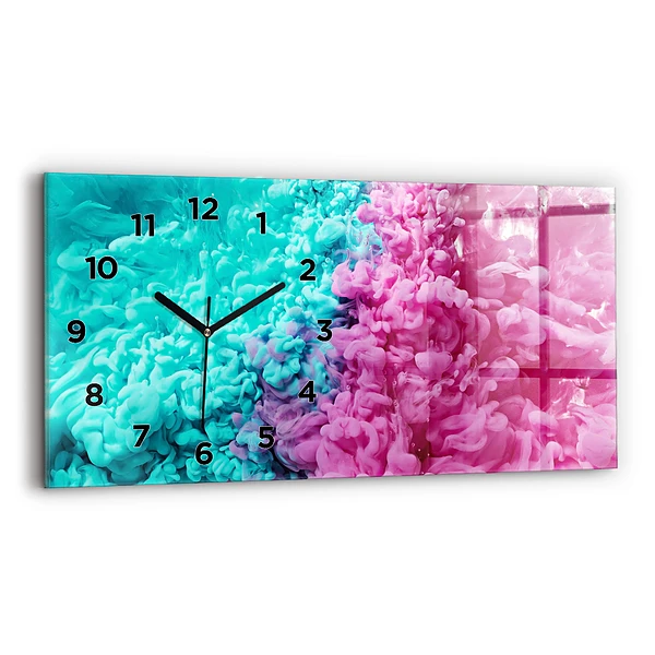 Horizontale Uhr mit motiv Moderne Kunst - Flecken