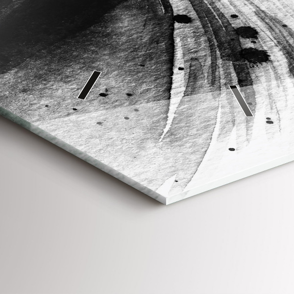 Horizontale Uhr Frau mit Hut