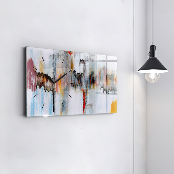 Horizontale Uhr Abstraktion