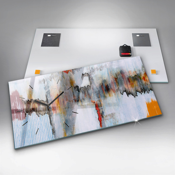 Horizontale Uhr Abstraktion