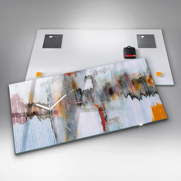 Horizontale Uhr Abstraktion