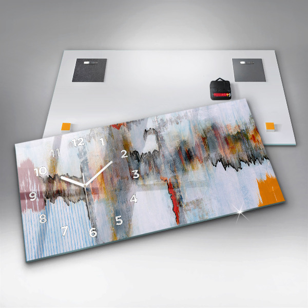 Horizontale Uhr Abstraktion