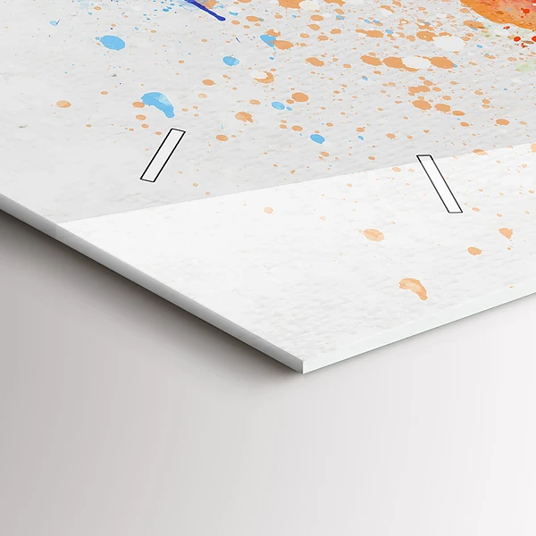 Horizontale Uhr Weltkarte auf Papier