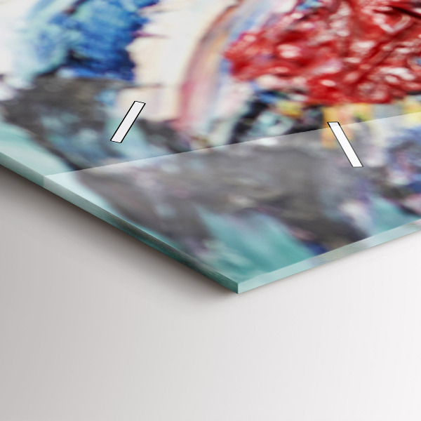 Horizontale Uhr mit motiv Fragment eines Ölgemäldes