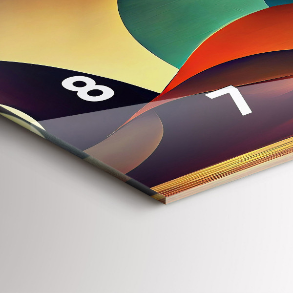 Horizontale Uhr Abstrakte Linien im Hintergrund