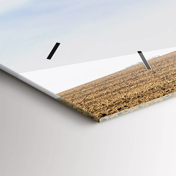 Horizontale Uhr Landwirt im Traktor