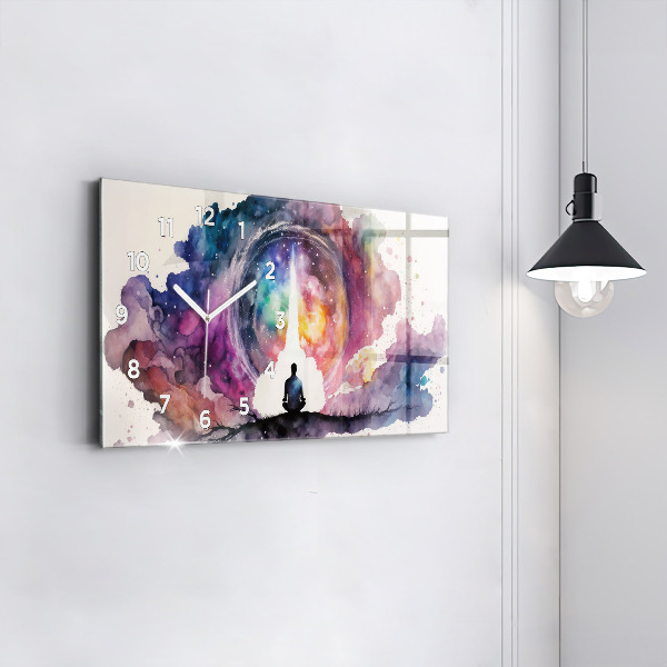 Horizontale Uhr mit motiv Lebensstil Meditation