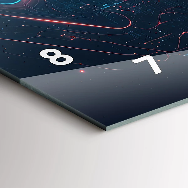 Horizontale Uhr mit motiv Künstliche Intelligenz