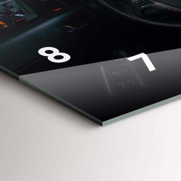 Horizontale Uhr mit motiv Auto in Tokio