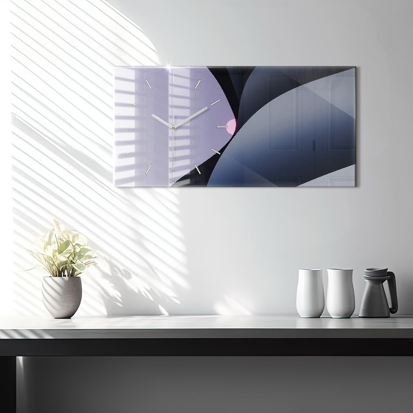 Horizontale Uhr mit motiv Abstrakte Sonne